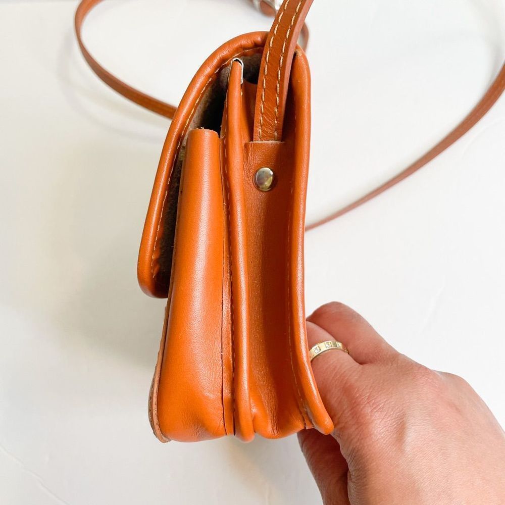 Firenze Italian Leather Saddle bag crossbody - Picture 7 of 13